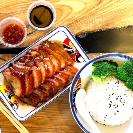 CHAR SIU & CHOW MEIN